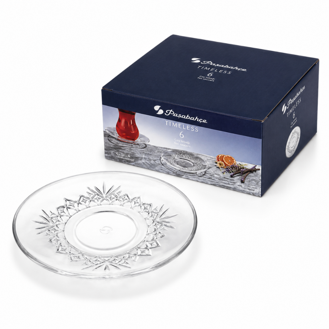 PAŞABAHÇE TIMELESS ÇAY TABAĞI 