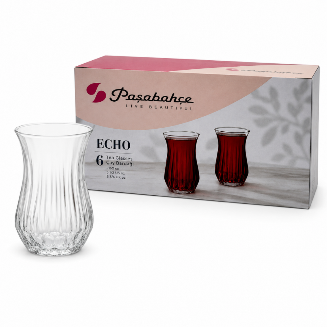 PAŞABAHÇE ECHO ÇAY BARDAĞI 
