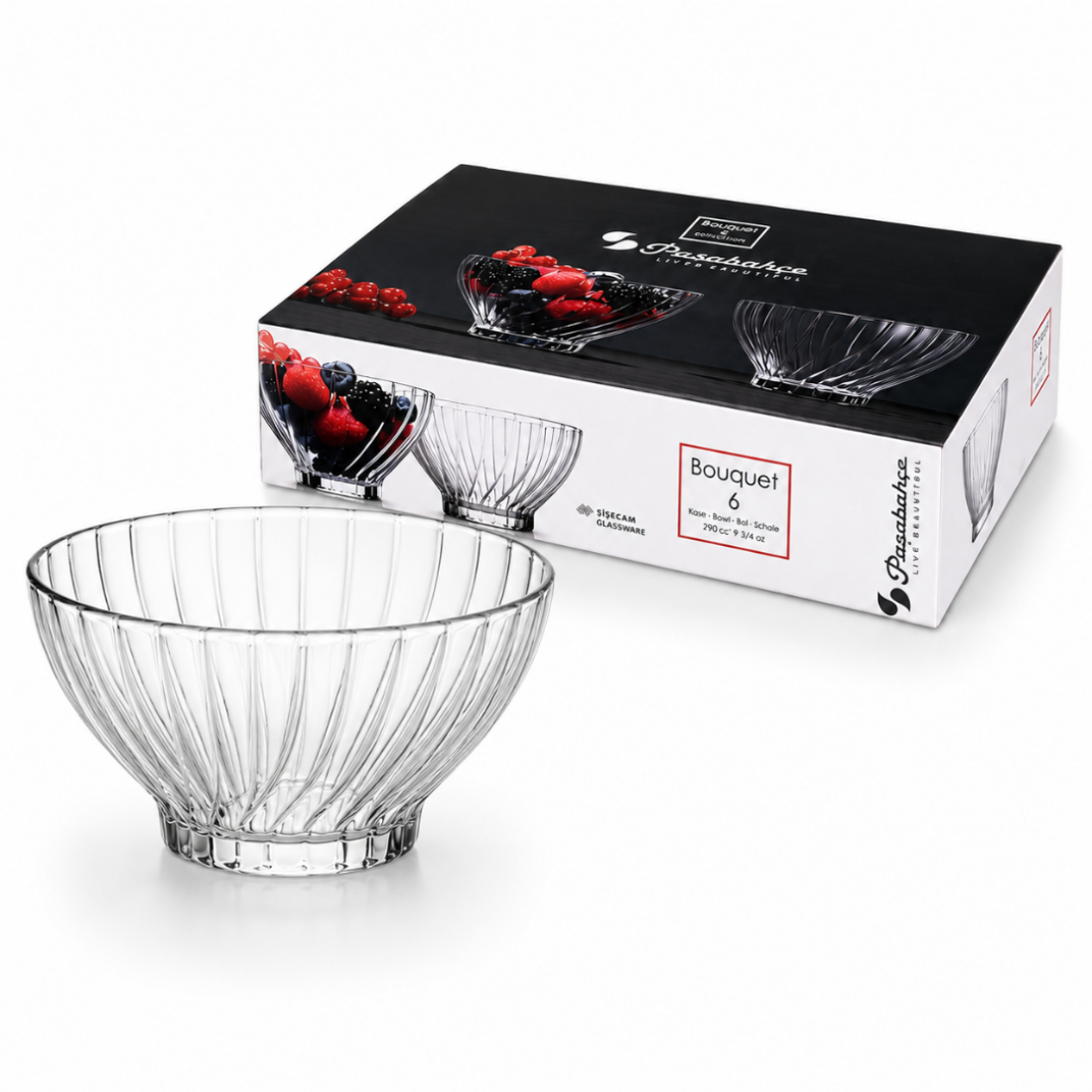 PAŞABAHÇE BOUQUET 290 CC KASE 