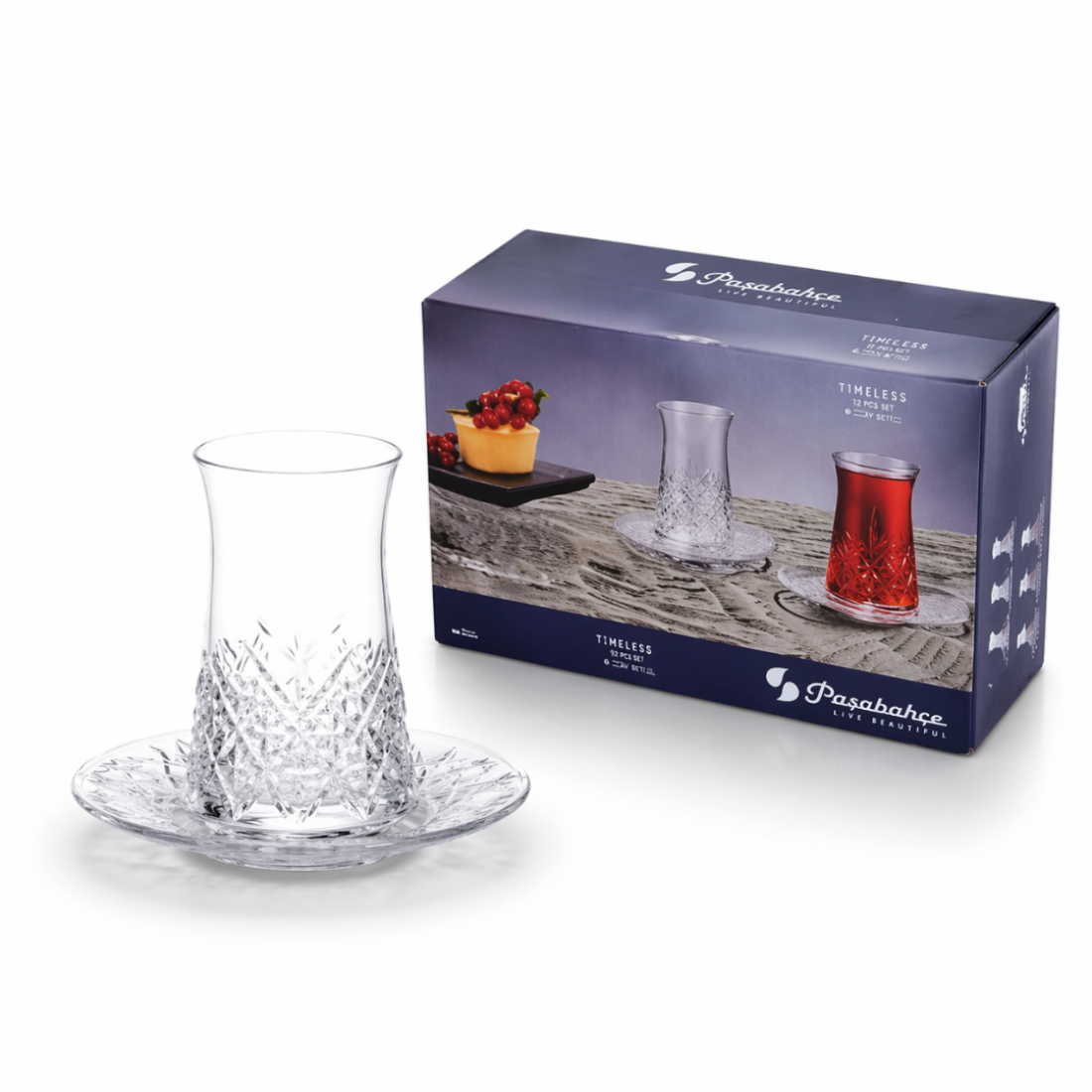 PAŞABAHÇE 12 PCS TIMELESS ÇAY SETİ 