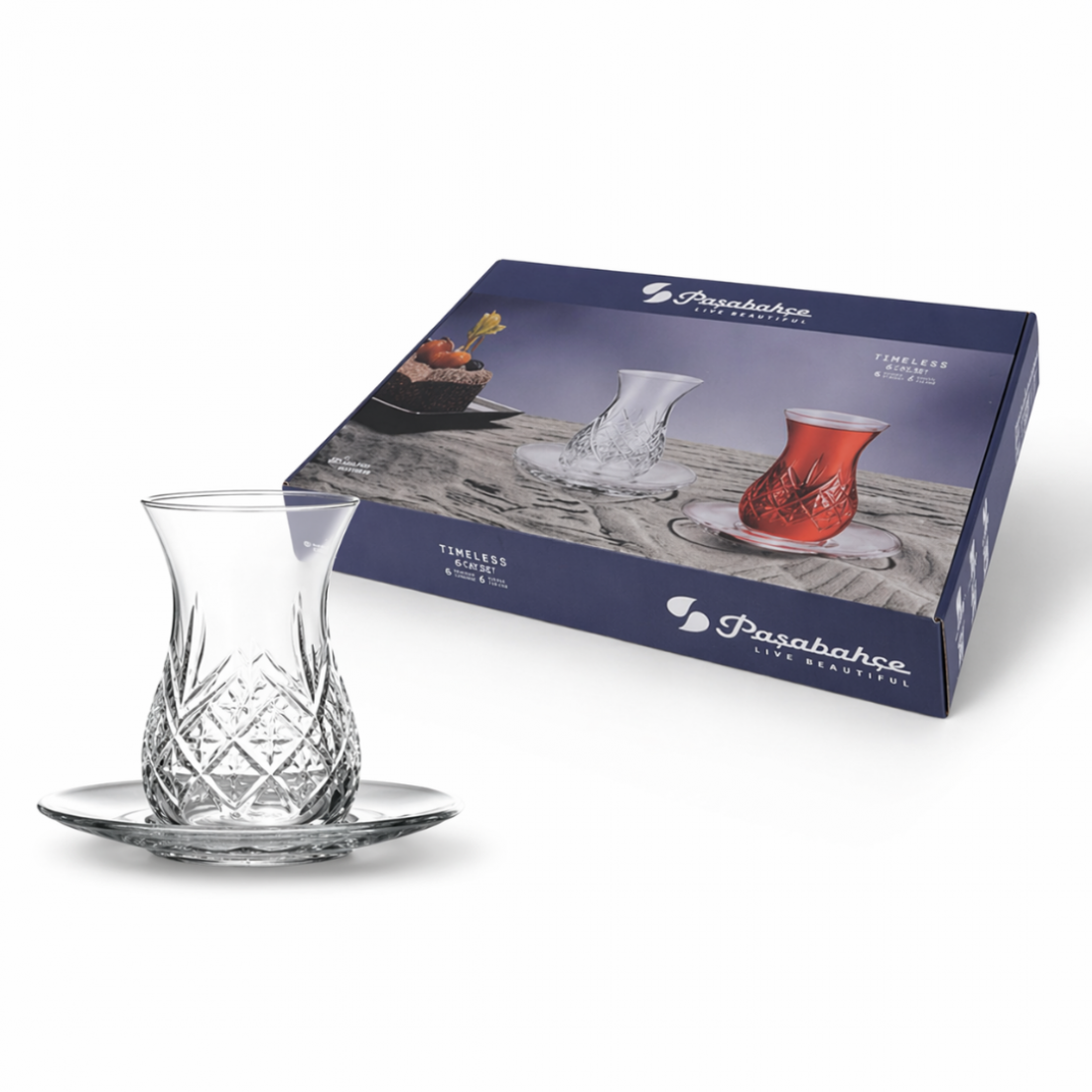 PAŞABAHÇE TIMELESS ÇAY SETİ 